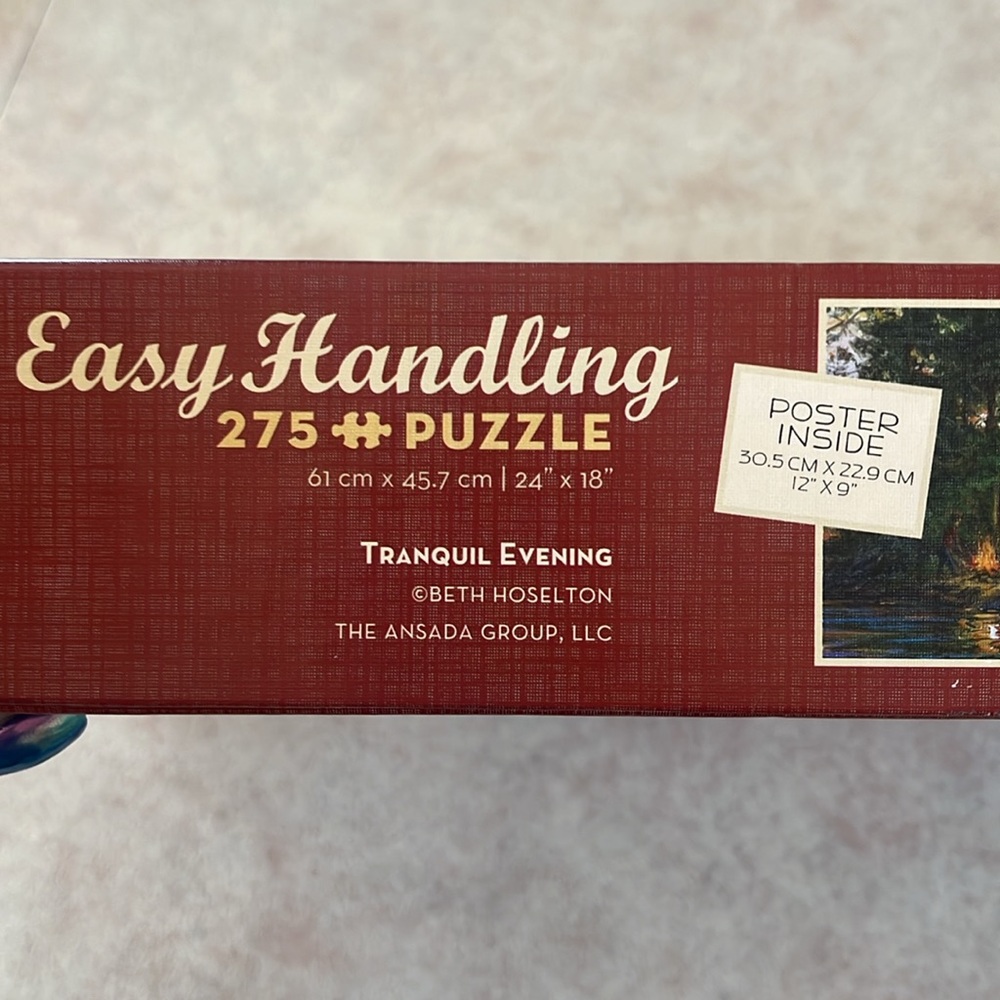 Cobble Hill Tranquil Evening 275 Large Piece Puzzle - Picture 5 of 6